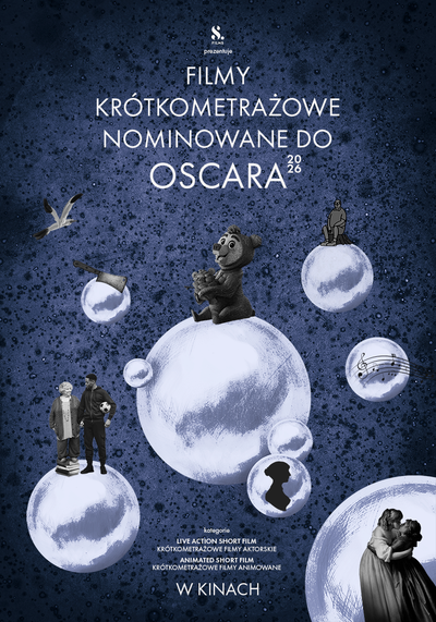 Plakat wydarzenia: Krótkometrażowe Filmy Animowane OSCARY 2026 (napisy)  Pokaz specjalny